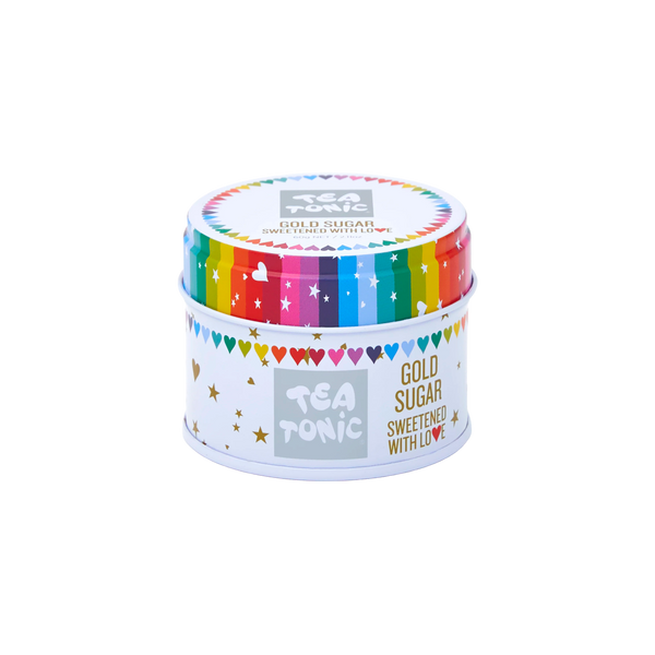 Gold Sugar with Hearts