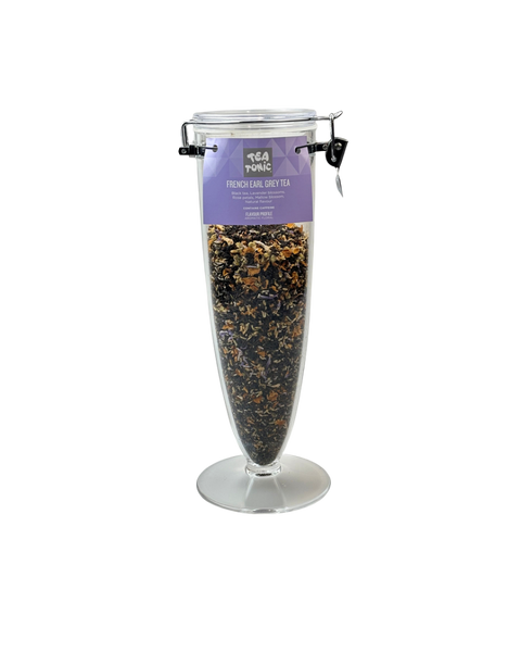 French Earl Grey Tea - Cone Jar filled with Loose Leaf Tea