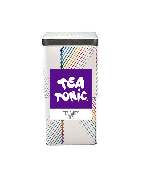 TALL TIN TEA PARTY TEA - 50 TEABAGS ORGANIC