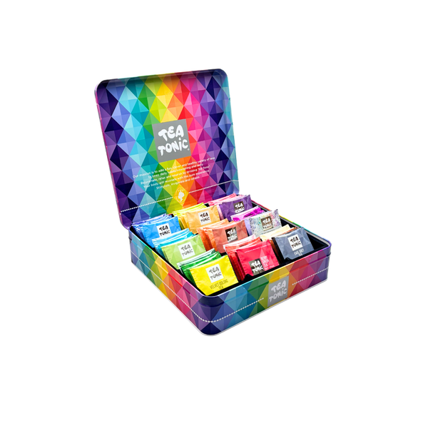 Deluxe Tea Chest - Gourmet Tin - Approx 2 Teabags of Complete Tea Range