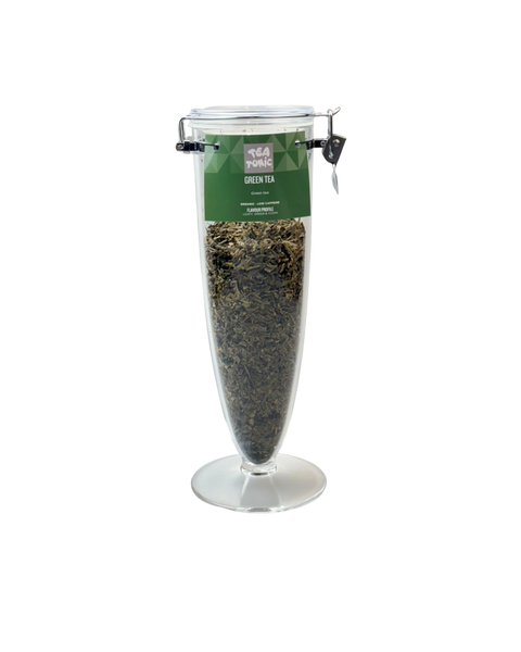 Green Tea  - Cone Jar filled with Loose Leaf Tea Organic