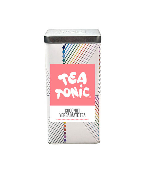 TALL TIN COCONUT YERBA MATE TEA - 50 TEABAGS