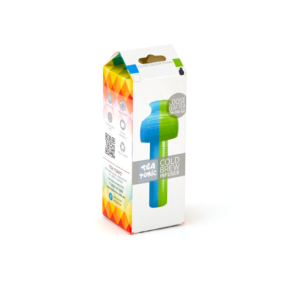 Iced Tea Adaptor/Infuser for disposable water bottles - Sea Green