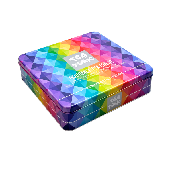 Deluxe Tea Chest - EMPTY - 9 Cavity
