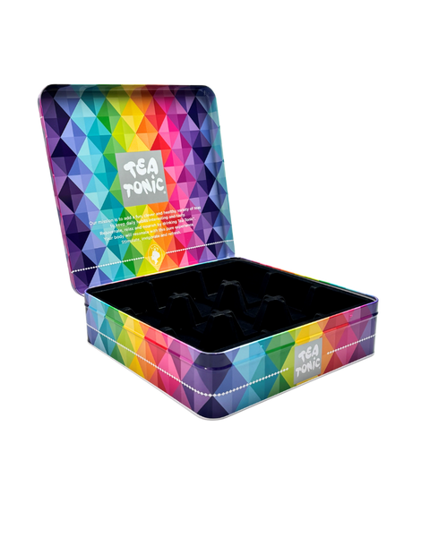 Deluxe Tea Chest - EMPTY - 9 Cavity