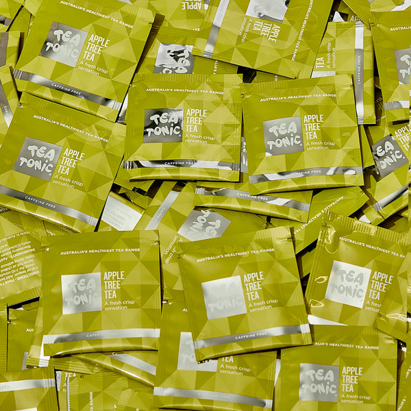 TALL TIN APPLE TREE TEA - 50 TEABAGS