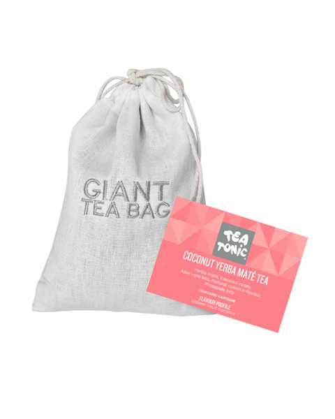 Coconut Yerba Maté Tea - Giant Iced Teabag