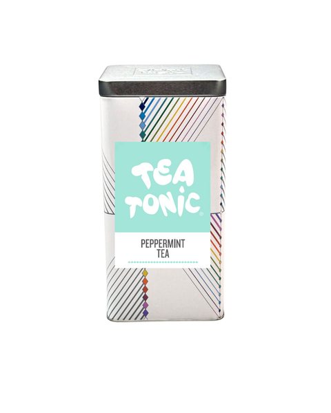 TALL TIN PEPPERMINT TEA - 50 TEABAGS ORGANIC