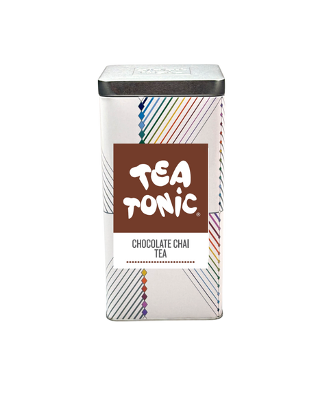 TALL TIN CHOCOLATE CHAI TEA - 50 TEABAGS ORGANIC