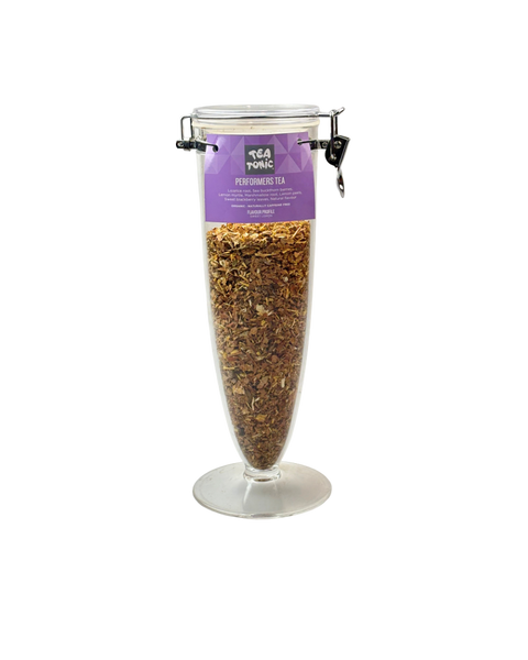 Performers Tea  - Cone Jar filled with Loose Leaf Tea Organic
