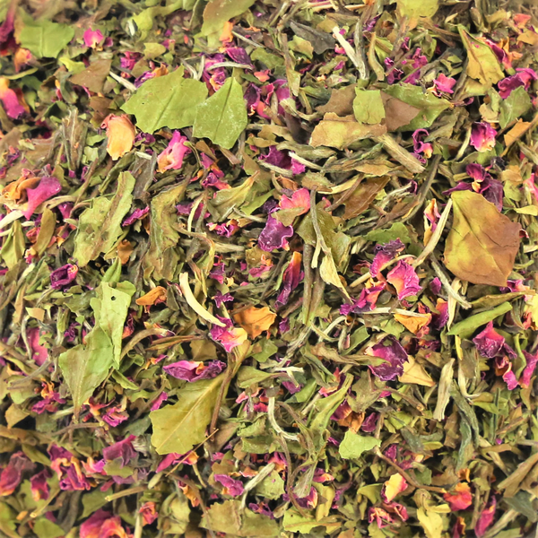 White Tea & Rose Petals - Tin Loose Leaf Organic