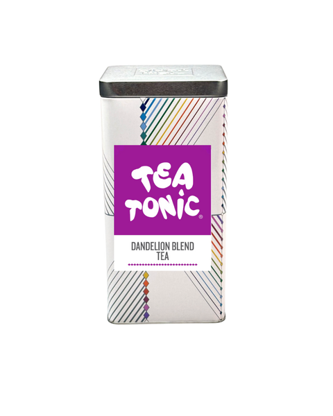 TALL TIN DANDELION BLEND TEA - 50 TEABAGS ORGANIC