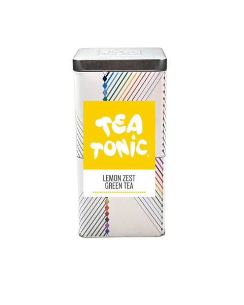 TALL TIN LEMON ZEST GREEN TEA - 50 TEABAGS ORGANIC