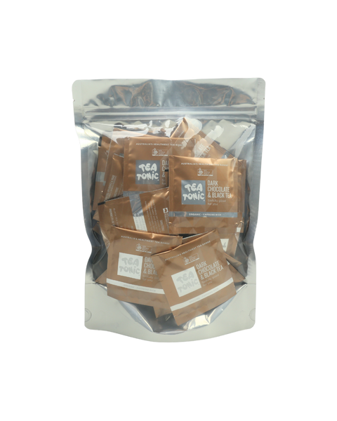 Dark Choc & Black Tea - 50 Teabags Pouch Organic