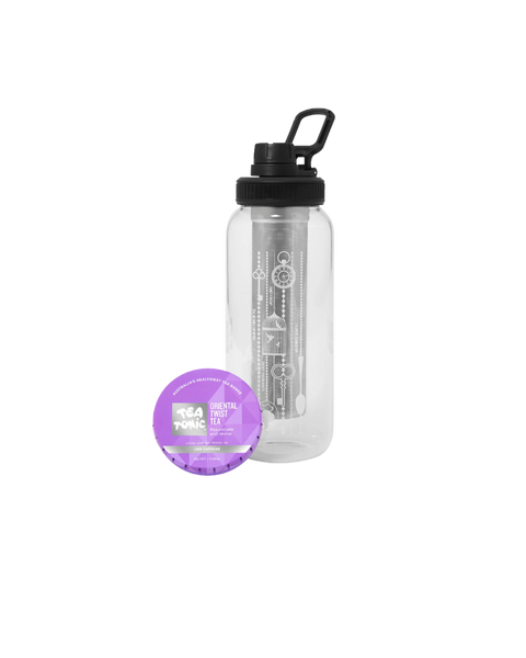 Glass Tea Bottle 1L - ORIENTAL TWIST TEA