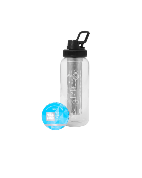 Glass Tea Bottle 1L - TRUE CALM TEA