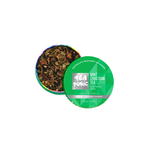 Mint Choc Chai Tea - Travel Tin Loose Leaf Tea Organic