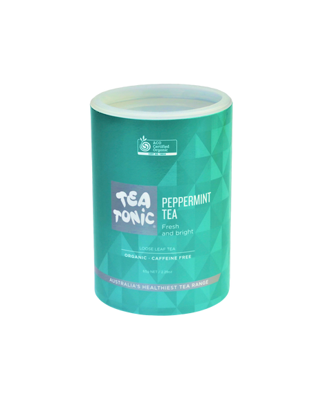 Peppermint Tea - Refill Tube Loose Leaf Organic