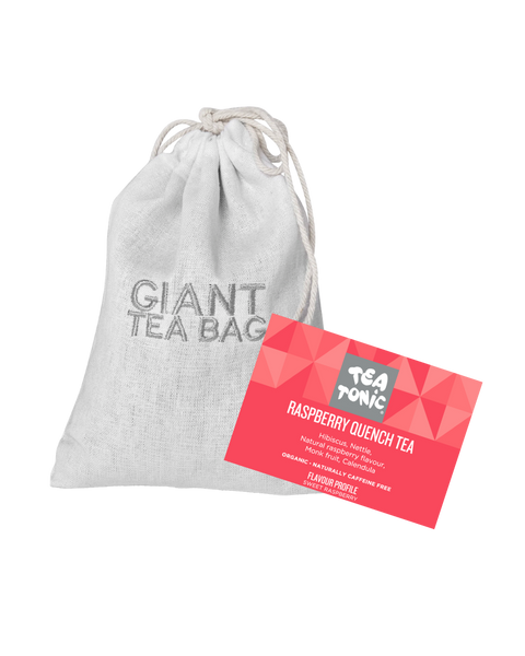 Raspberry Quench Tea - Giant Iced Teabag Organic