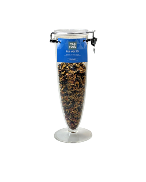 Blue Magic Tea  - Cone Jar filled with Loose Leaf Tea