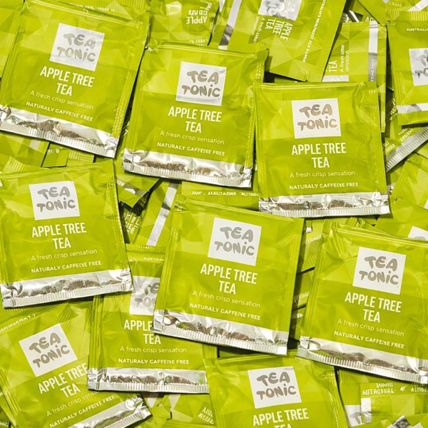 TALL TIN APPLE TREE TEA - 50 TEABAGS
