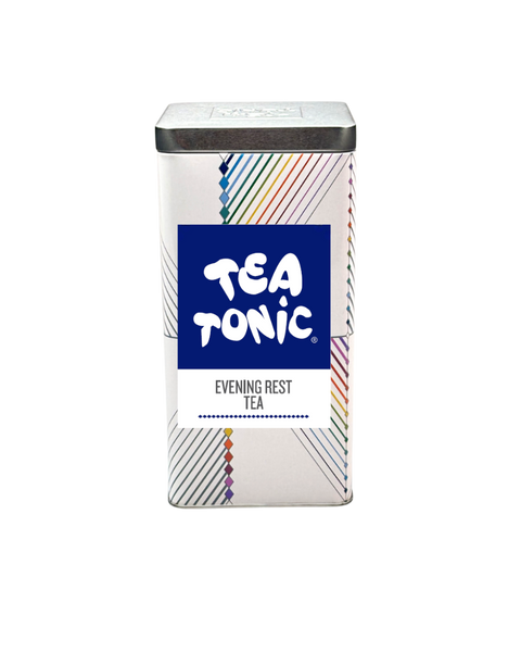 TALL TIN EVENING REST TEA - 50 TEABAGS ORGANIC