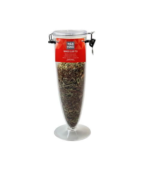 Mango Elixir Tea  - Cone Jar filled with Loose Leaf Tea Organic