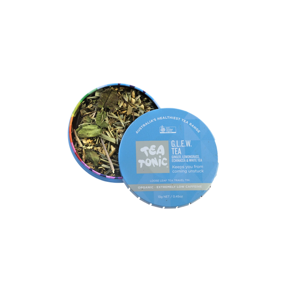 GLEW (Ginger, Lemongrass, Echinacea, White Tea) Tea - Travel Pack