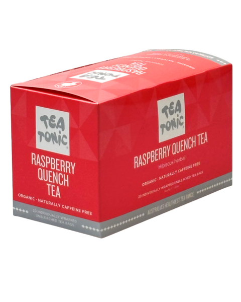 Raspberry Quench Tea -  20 Teabags Box Organic