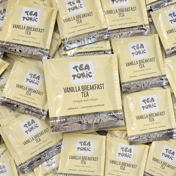 Vanilla Breakfast Tea - 50 Teabags Pouch Organic