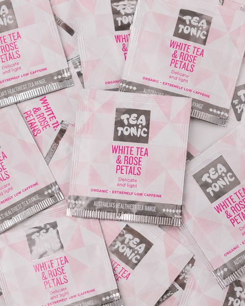 White Tea & Rose Petals  - 200 Teabags Bulk Organic