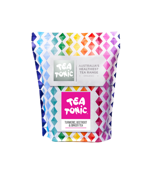 Turmeric Beetroot & Ginger Tea - 50 Teabags Pouch Organic