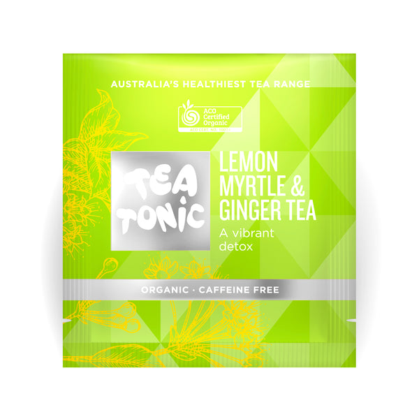 Lemon Myrtle and Ginger Tea  - 200 Teabags Bulk Organic
