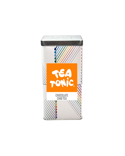 TALL TIN CHOCOLATE CHAI TEA - 50 TEABAGS ORGANIC