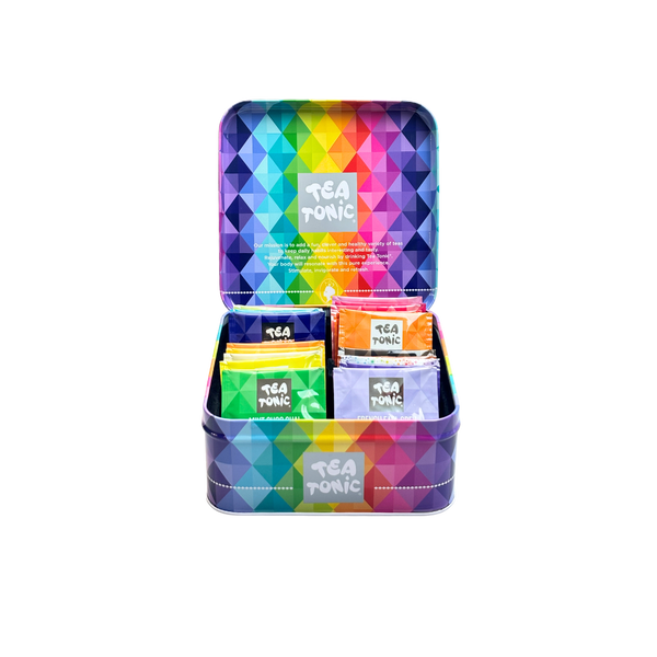 Mini Tea Chest  - Gourmet Tin - 1 Teabag of Complete Tea Range
