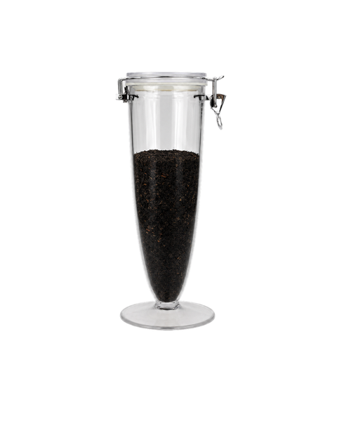 Dark Chocolate & Black Tea - Cone Jar filled with Loose Leaf Tea Organic