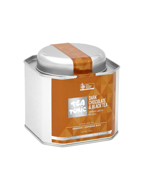 Dark Chocolate & Black Tea - Tin Loose Leaf Organic