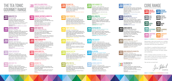 Mini Tea Chest  - Gourmet Tin - 1 Teabag of Complete Tea Range