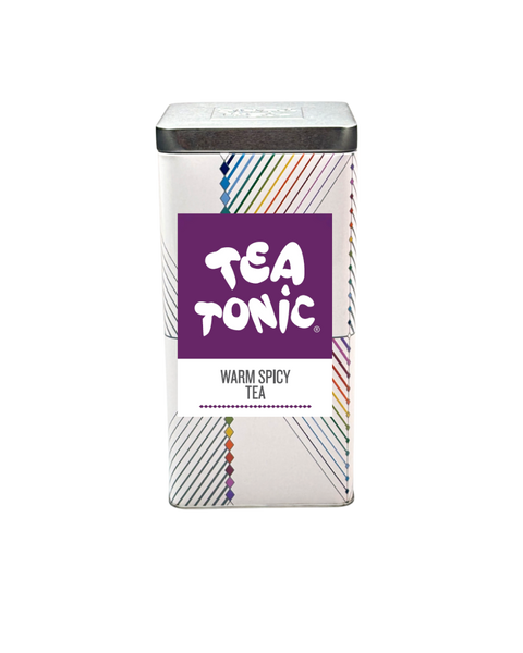 TALL TIN WARM SPICY TEA - 50 TEABAGS