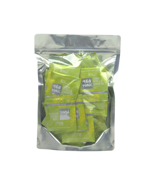 Lemon Myrtle & Ginger Tea - 50 Teabags Pouch Organic