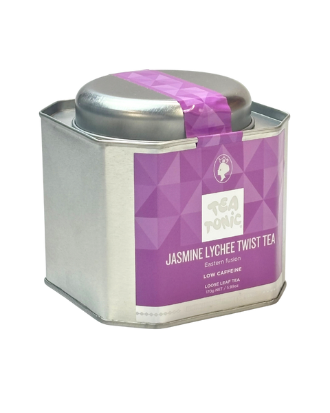Jasmine Lychee Twist Tea - Tin Loose Leaf