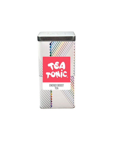 TALL TIN ENERGY BOOST TEA - 50 TEABAGS ORGANIC