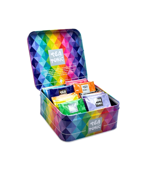 Mini Tea Chest  - Gourmet Tin - 1 Teabag of Complete Tea Range