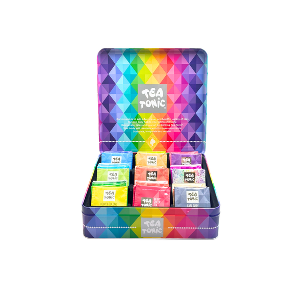 Deluxe Tea Chest - Gourmet Tin - Approx 2 Teabags of Complete Tea Range