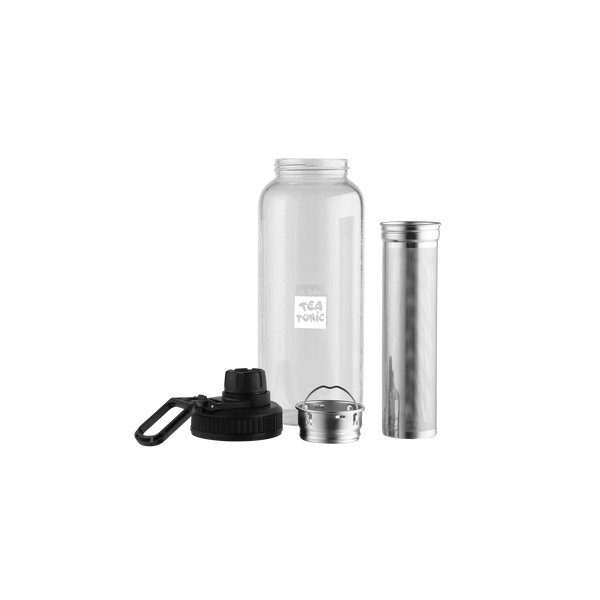 Replacement Piece for Glass Drink Bottle: Glass Piece Only