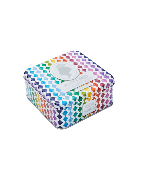 High Tea Chest - 33 teabags & mini Gold Sugar (to make any tea sparkle)