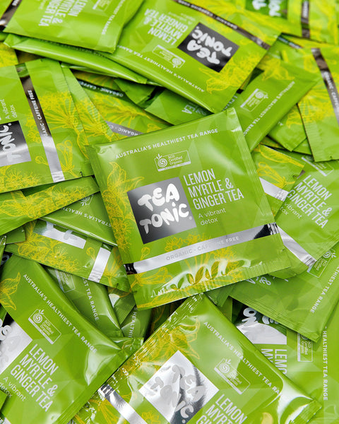 Lemon Myrtle and Ginger Tea  - 200 Teabags Bulk Organic