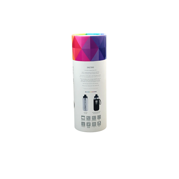 Glass Tea Bottle 1L - BRIGHT SPARK TEA