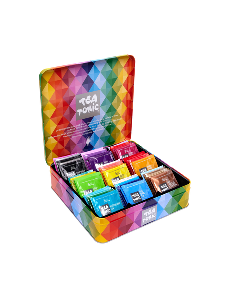 Deluxe Tea Chest - Gourmet Tin - Approx 2 Teabags of Complete Tea Range