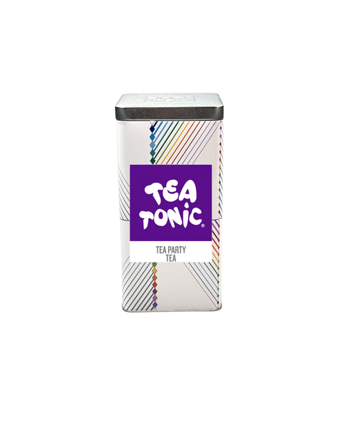 TALL TIN TEA PARTY TEA - 50 TEABAGS ORGANIC